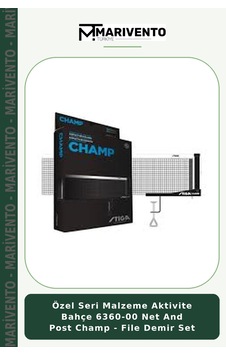 Özel Seri Malzeme Aktivite Bahçe 6360-00 Net And Post Champ - File Demir Set Belirtilmemiş