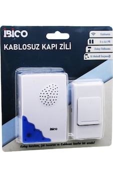 Wireles Kablosuz Kapı Zili Pilli 16 Farklı Melodi 50mt Çekim Alanı Pil 2aa - Düğme 23a 4741 Wireles Kablosuz Kapı Zili Pilli 16 Farklı Melodi 50mt Çekim Alanı Pil 2aa - Düğme 23a 4741