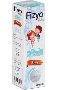 Fizyo Kids Serum Fizyolojik Sprey 20 ML Fizyo Kids Serum Fizyolojik Sprey 20 ML