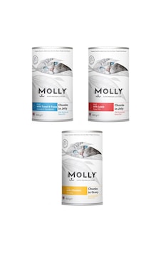 Molly 3 Çeşit Karma Kedi Konservesi 400 G X 3 Adet Molly 3 Çeşit Karma Kedi Konservesi 400 G X 3 Adet