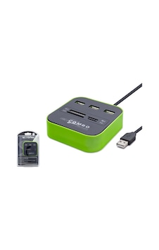 Hadron Hdx7006 Usb Hub 3 Port +Tf &Sd&Card Reader Hadron Hdx7006 Usb Hub 3 Port +Tf &Sd&Card Reader