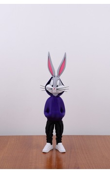 Bugs Bunny Figürü - Özel Tasarım 36 Cm Mor - 693906715 Bugs Bunny Figürü - Özel Tasarım 36 Cm Mor - 693906715