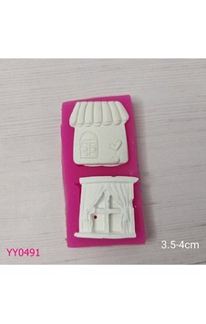 Yy0491 Minik Ev Ve Perdeli Pencere Silikon Kalıp Yy0491 Minik Ev Ve Perdeli Pencere Silikon Kalıp