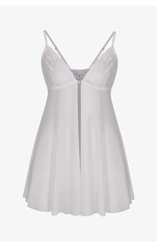 Penti Kırık Beyaz Front Opening Babydoll