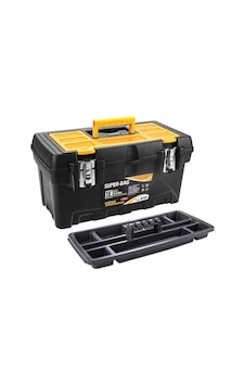Super-bag 19 49cm Eco Tool Box Metallock Serıes Asr-5029 490x260x240h Mm Turuncu Veya Beyaz