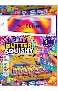 Butter Squishy Tereyağı Sukuşi Oyuncak Yumuşak Sünger Karışık Renk