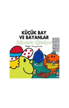Küçük Bay Ve Bayanlar Yağmurda Eğleniyor Ciltli Doğan Çocuk