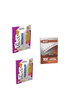 Muba 2027 8. Sınıf Matematik+ Fen Bilimleri Fiber Soru Bankası+ Anla Kazan Paragraf Muba 2027 8. Sınıf Matematik+ Fen Bilimleri Fiber Soru Bankası+ Anla Kazan Paragraf