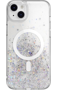 Apple Uyumlu iPhone 14 Plus Kılıf M-safe Şarj Özellikli Parlayan Simli Şeffaf Lisanslı Switcheasy Starfield Renksiz Apple Uyumlu iPhone 14 Plus Kılıf M-safe Şarj Özellikli Parlayan Simli Şeffaf Lisanslı Switcheasy Starfield Renksiz
