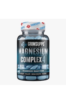 Grimsupps Magnesium Complex 4 - Citrate , Bisglycinate , Taurat , Malate B6 Vitamin 60 Tablet