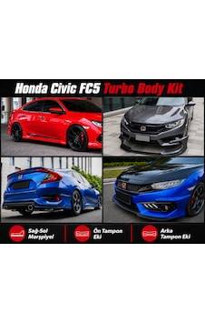 Honda Civic Fc5 Turbo Body Kit Seti - Ön / Arka Tampon Eki - Sağ/sol Marşpiyel - Boyasız - Fiberglass Honda Civic Fc5 Turbo Body Kit Seti - Ön / Arka Tampon Eki - Sağ/sol Marşpiyel - Boyasız - Fiberglass