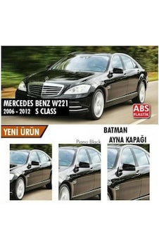 Mercedes Benz W221 2010-2013 Batman Yarasa Ayna Kapağı Piano Black Abs Plastik Mercedes Benz W221 2010-2013 Batman Yarasa Ayna Kapağı Piano Black Abs Plastik