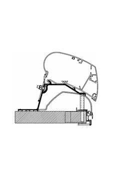 Thule 6300 Adria Tavan Montaj Braketi Thule 6300 Adria Tavan Montaj Braketi