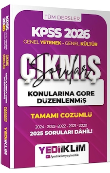 Yediiklim 2026 Kpss Genel Yetenek Genel Kültür Konularına Göre Düzenlenmiş Tamamı Çözümlü Çıkmış Sorular Yediiklim 2026 Kpss Genel Yetenek Genel Kültür Konularına Göre Düzenlenmiş Tamamı Çözümlü Çıkmış Sorular