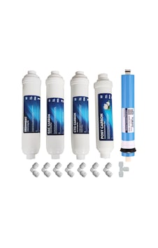 Kapalı Kasa Su Arıtma Cihazı Filtresi 5'Li 12"Çubuklu Inline 484336638
