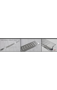 S-dizayn Renault Trafic Krom Arka Tampon Eşiği Dar Model 2001-2014 A+ Kalite