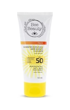 Bee Beauty Akne Karşıtı Koruyucu Yüz Güneş Kremi SPF50 50 ML