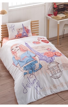 Taç Kristal Tek Kişilik Ranforce Nevresim Takımı - Fashion Taç Kristal Tek Kişilik Ranforce Nevresim Takımı - Fashion