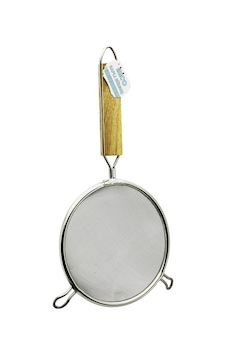 İbico İ22-303 Tel Süzgeç 16cm Sap: 14.5cm 2 Kulaklı Ahşap Saplı Metal Çerçeçeve- 12'li Paket Diğer