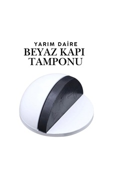 Beyaz Yarım Daire Yapışkanlı Kapı Tamponu Kapı Stoperi Metal Kapı Stopu Durdurucu Kapı Koruyucu Beyaz Yarım Daire Yapışkanlı Kapı Tamponu Kapı Stoperi Metal Kapı Stopu Durdurucu Kapı Koruyucu