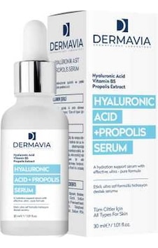Dermavia Yoğun Canlandırıcı ve Nemlendirme Hyaluronic Asit +Propolis Serum 30 ML Dermavia Yoğun Canlandırıcı ve Nemlendirme Hyaluronic Asit +Propolis Serum 30 ML