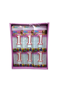 Ksmart K-5511 Rakamlı Doğum Günü Mumu - 36'li Paket Diğer