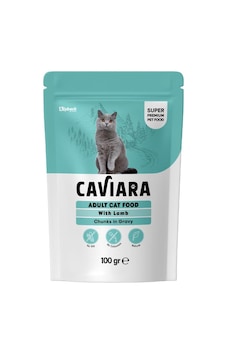 Caviara Pouch Sos İçinde Et Parçacıklı Kuzu Etli Yetişkin Kedi Konservesi 100 Gr Caviara Pouch Sos İçinde Et Parçacıklı Kuzu Etli Yetişkin Kedi Konservesi 100 Gr