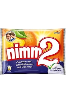 Nimm2 Orangen Und Portakallı ve Limonlu Şeker 90 G