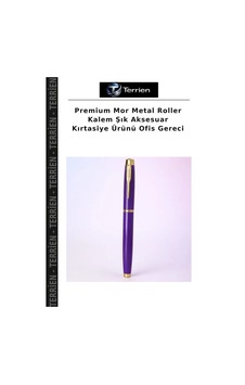 Premium Mor Metal Roller Kalem Şık Aksesuar Kırtasiye Ürünü Ofis Gereci Çok Renkli Premium Mor Metal Roller Kalem Şık Aksesuar Kırtasiye Ürünü Ofis Gereci Çok Renkli
