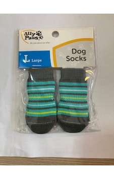 Ally Paws Çizgili Köpek Çorabı