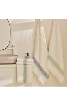 Karaca Home Soft Balance %100 Pamuk Hamam Seti 4 Parça Mavi-yeşil Karaca Home Soft Balance %100 Pamuk Hamam Seti 4 Parça Mavi-yeşil