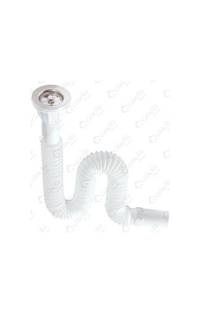 Güçlü Plastik 85 32 Sabit Kafalı Körüklü Sifon Paslanmaz Gp1107