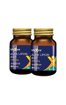 Lifeextra Alfa Lipoik Asit 90 Kapsül 2 Adet Lifeextra Alfa Lipoik Asit 90 Kapsül 2 Adet