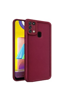 Samsung Galaxy M31 Ve M21s Ve F41 Uyumlu Kamera Çıkıntılı Mat Silikon Telefon Kılıfı Bordo Samsung Galaxy M31 Ve M21s Ve F41 Uyumlu Kamera Çıkıntılı Mat Silikon Telefon Kılıfı Bordo
