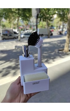Arow Verona Sıvı Sabunluk Mutfak Seti Beyaz Arow Verona Sıvı Sabunluk Mutfak Seti Beyaz