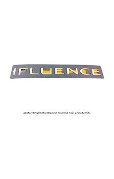 Renault Fluence Bagaj Yazısı Arma Yapıştırma 27cmx2.9cm Renault Fluence Bagaj Yazısı Arma Yapıştırma 27cmx2.9cm