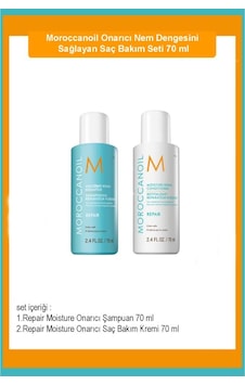 Moroccanoil Onarıcı Nem Dengesini Sağlayan Saç Bakım Seti Moroccanoil Onarıcı Nem Dengesini Sağlayan Saç Bakım Seti