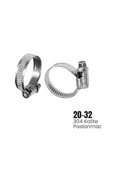 Shuıvan Hortum Kelepçesi 20-32 Vida Ayarlı 304 Paslanmaz-1568