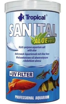Tropical Sanıtal+ Aloe 100 Ml Aloe Vera Katkılı Akvaryum Tuzu Tropical Sanıtal+ Aloe 100 Ml Aloe Vera Katkılı Akvaryum Tuzu