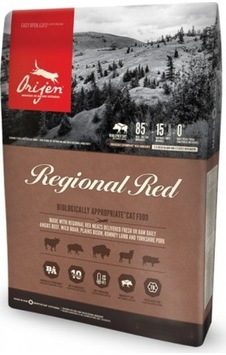 Orijen Regional Red Kırmızı Etli Tahılsız Yetişkin Kedi Maması 1800 G Orijen Regional Red Kırmızı Etli Tahılsız Yetişkin Kedi Maması 1800 G