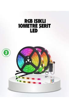 Müziğe Duyarlı Renkli Şerit Led Işık Usb Bağlantılı Ambiyans Aydınlatma