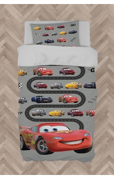Mekta Home Bebek Ve Çocuk Odası Mcqueen Ve Yol Desenli Nevresim Takımı