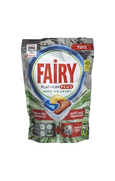 Fairy Platinum Plus Bulaşık Makinesi Tableti 40lı - Yeni Gibi Tertemiz Bulaşıkla 2'li Ekonomik Paket Fairy Platinum Plus Bulaşık Makinesi Tableti 40lı - Yeni Gibi Tertemiz Bulaşıkla 2'li Ekonomik Paket