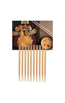 10 Çift Yıkanabilir Organik Ahşap Bambu Yemek Çubuğu, Sushi Noodle Japon Çin Yemek Çubuğu Kahverengi 10 Çift Yıkanabilir Organik Ahşap Bambu Yemek Çubuğu, Sushi Noodle Japon Çin Yemek Çubuğu Kahverengi