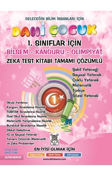 Altın Nokta 1. Sınıf Dahi Çocuk Zeka Kitabı Altın Nokta 1. Sınıf Dahi Çocuk Zeka Kitabı