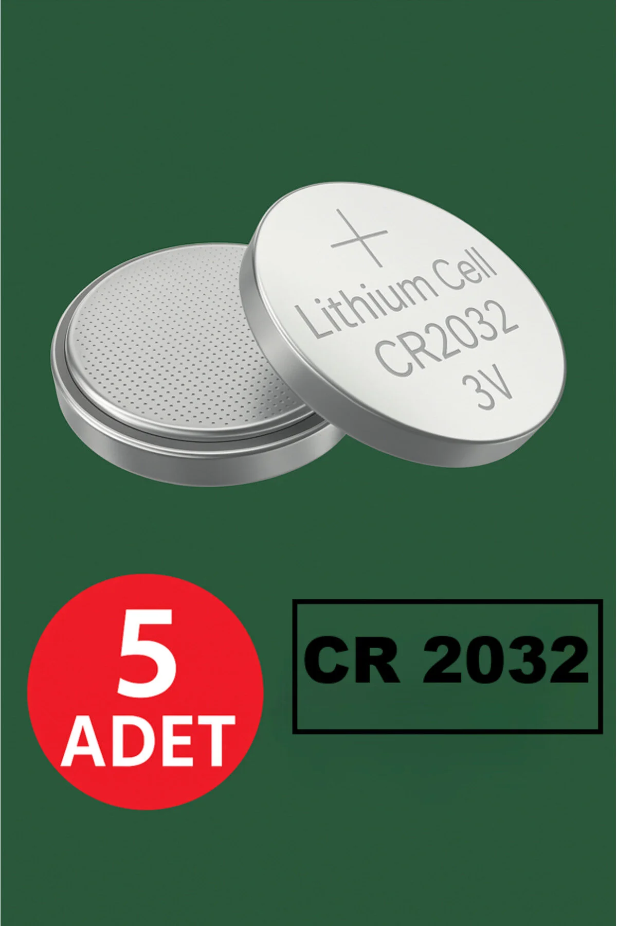 Cr 2032 Lityum Pil - Tartı Pili-kepenk-kumanda Terazi- Baskül Pili - Para Bios- Şeker Ölçüm - 5 Adet Cr 2032 Lityum Pil - Tartı Pili-kepenk-kumanda Terazi- Baskül Pili - Para Bios- Şeker Ölçüm - 5 Adet