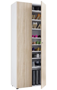İlza Ayakkabılık - Çok Amaçlı Dolap - Kiler Dolabı - 80 Cm Atlantik Çam - Beyaz İlza Ayakkabılık - Çok Amaçlı Dolap - Kiler Dolabı - 80 Cm Atlantik Çam - Beyaz