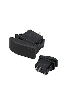 Ince Işık Sembollü Işıklı 3 Pinli On-off 12-24v Marin Switch Ince Işık Sembollü Işıklı 3 Pinli On-off 12-24v Marin Switch
