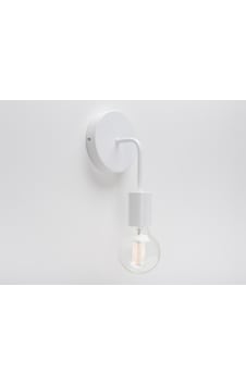 Riolight Vintage,rustik,retro,modern Beyaz 1xe27 Duylu Metal Duvar Aplik Beyaz