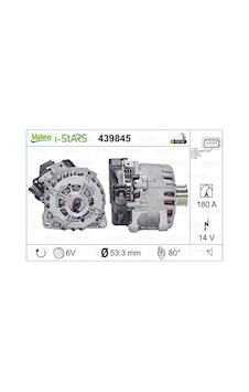 VALEO 439845 ALTERNATÖR ISTARS ST60C017 PSA VALEO 439845 ALTERNATÖR ISTARS ST60C017 PSA